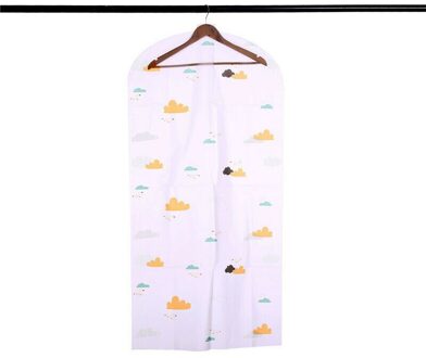 Kleding Stofkap Transparante Opknoping Tas Garderobe Jas Opbergtas Garment Suit Dress Bescherm Cover Pak Zak Container Bag A / 60x80cm
