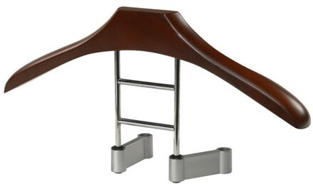 kledinghanger hout 45 cm donkerbruin