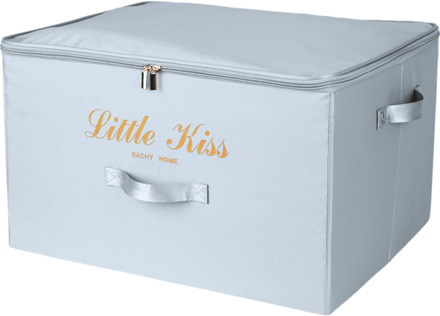 Kledingkast Organisator Kleding Quilt Opbergdoos Organizer Voor Kleding Grote Deksel Kartonnen Dozen Closet Organizer Onderbed Opslag blauw / M 40X30X25 cm