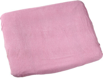 Kleedovertrek badstof zacht pink 75 x 85 cm Roze/lichtroze - 85x75 cm
