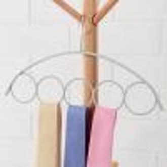 Kleerhanger Shawl Sjaal Hanger Riem Tie 5 Ring Rack Organizer Houder Haak Display Hanger 41*23Cm