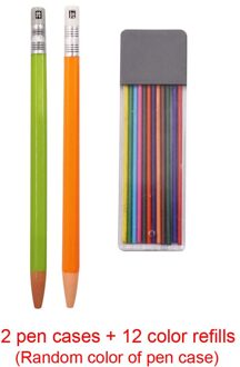 Kleermakers Krijt Potlood Patchwork Verdwijnen Stof Marker Pennen Met 12Pcs Stof Marker Vullingen Voor Diy Craft Naaien Accessoires