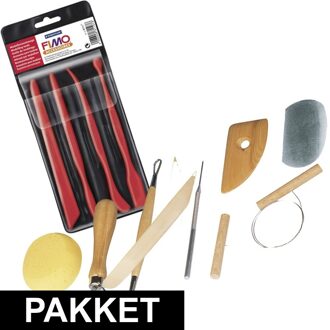 Klei accesoires set van 12 stuks