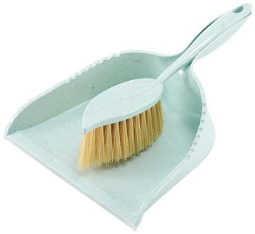 Klein Bureau Stoffer Kit Voor Thuis Kabinet Auto Blauw Handheld Borstel Set Stoffer En Blik Set Klein En Compact Stoffer kit