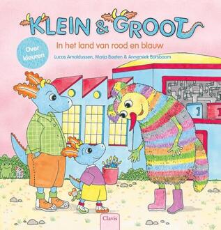 Klein en Groot. In het land van rood en blauw (over kleuren) -  Lucas Arnoldussen, Marja Baeten (ISBN: 9789044857696)
