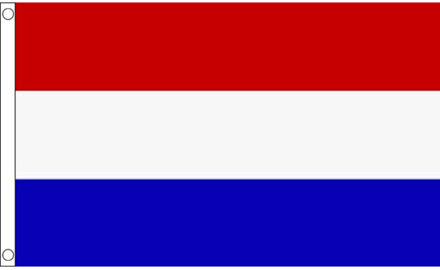 Klein formaat supporters landen vlag Nederland - 60 x 90 cm - Landen feestartikelen - polyester