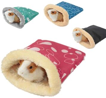 Klein Huisdier Hamster Slaapzak Pouch Soft Warm Huis Voor Winter Cavia Egel Bed Meerdere Waterdicht Winddicht Tp