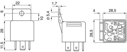 Klein Relais WECHLSERMITLASCHEUNDWIDERSTAND