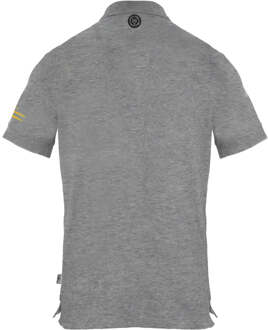 klein tijgerkraslogo grijs poloshirt - M
