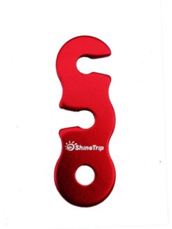 Kleine Aluminium Paraplu Touw Gesp Tent Pull Touw Klimmen Accessoires Wind Touw Gesp Drie Oog Open Touw Gesp A 01