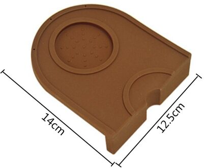 Kleine Barista Koffie Anti-Slip Mat Espresso Latte Art Pen Aanstampen Houder Pad Coffeeware Stampers Koffie Grind Zachte Siliconen mat