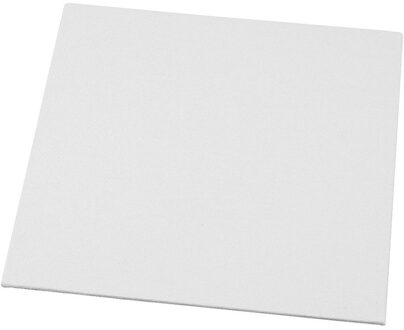 Kleine Canvas schilderdoeken - 10x - 20 x 20 cm - schilderijen maken - doek/paneel Wit