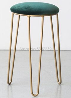 Kleine Cirkel Ontlasting Huishouden Diner Kruk Licht Luxe Make-Up Stoel Ijzer Licht Luxe Stoel Dressing Kruk Make-Up Kruk a1