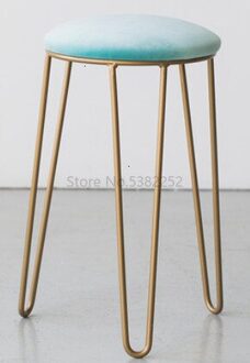 Kleine Cirkel Ontlasting Huishouden Diner Kruk Licht Luxe Make-Up Stoel Ijzer Licht Luxe Stoel Dressing Kruk Make-Up Kruk a2