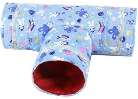 Kleine Dieren Cavia Buizen Speelgoed T-Vormige Huisdier Hamster Tunnels Speelgoed Huis Spelen Hut Huisdier Buizen Bed Nest voor Konijnen Fretten