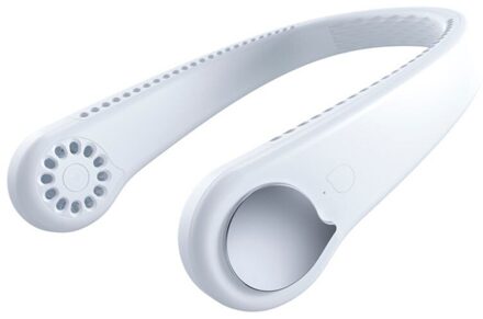 Kleine Draagbare Opknoping Hals Fan Wearable Bladloze Kleine Elektrische Ventilator Zomer Cooling Winkelen Outdoor Trip Decoratieve