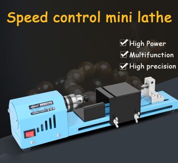 Kleine Draaibank Slijpen En Polijsten Snijden Auto Kralen Ronde Kraal Machine Mini Diy Houtbewerking Draaibank