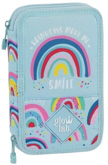 Kleine Dubbele Plumier 28 Pcs Glowlab Regenboog 12,5X19,5X4 412033854