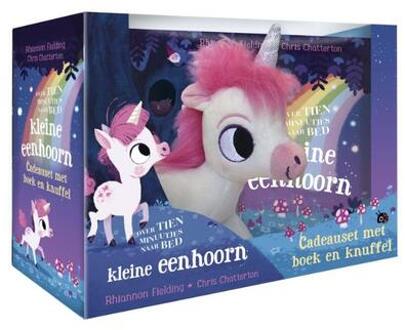 Kleine eenhoorn, boek met knuffel. 1+