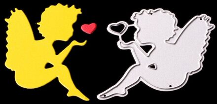 Kleine Engel Stansmessen Carbon Staal DIY Scrapbooking Die Cuts Wedding Kaarten Fotoalbum Decoratie Metalen Ambachtelijke Sterft