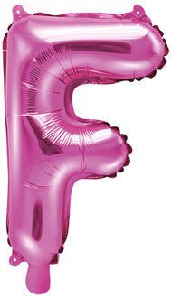 Kleine fuchsia aluminium letter ballon - Decoratie > Ballonnen