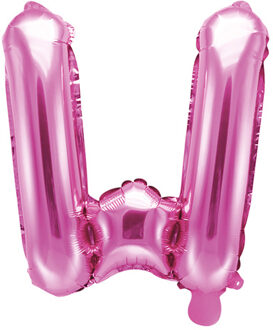 Kleine fuchsia aluminium letter ballon - Decoratie > Ballonnen