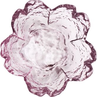 Kleine Glazen Schotel Scandinavische Stijl Gouden Inlay Glas Saus Kom Mini Japanse Kersenbloesems Kruiden Plaat Voor Ijs Fruit sala