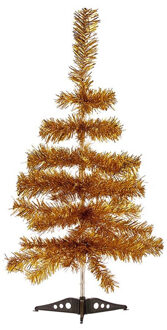 Kleine goud kerstboom van 60 cm Goudkleurig