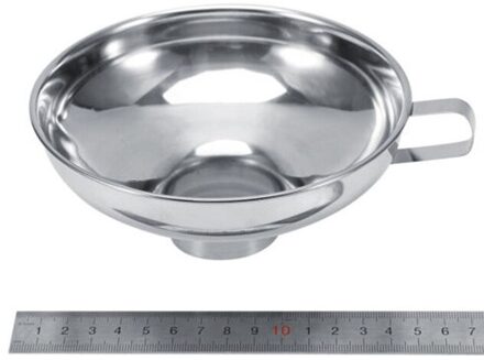 Kleine Grote Brede Mond Trechter W/Handvat Rvs-Suiker Bonen Granen groot