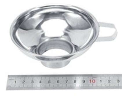 Kleine Grote Brede Mond Trechter W/Handvat Rvs-Suiker Bonen Granen