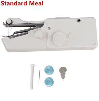 Kleine Hand Naaimachine Quick Handy Stitch Naaien Handwerken Kleding Stoffen Draagbare Huishoudelijke Elektrische Naaimachine Mini standaard- Meal