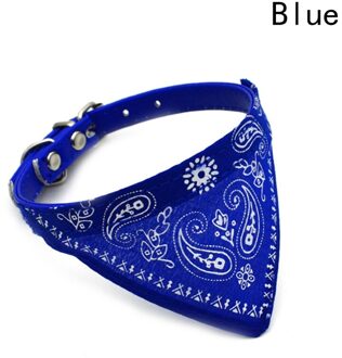 Kleine Hond Sjaal Verstelbare Pet Cat Halsbanden Sjaal Halsdoek Ketting Huisdier Accessoires blauw