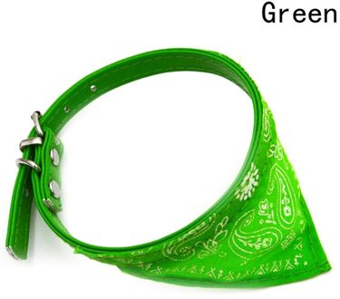 Kleine Hond Sjaal Verstelbare Pet Cat Halsbanden Sjaal Halsdoek Ketting Huisdier Accessoires groen