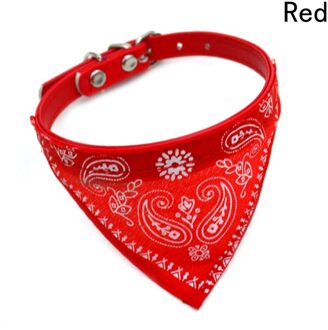 Kleine Hond Sjaal Verstelbare Pet Cat Halsbanden Sjaal Halsdoek Ketting Huisdier Accessoires rood