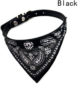 Kleine Hond Sjaal Verstelbare Pet Cat Halsbanden Sjaal Halsdoek Ketting Huisdier Accessoires zwart