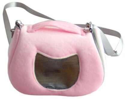 Kleine Huisdieren Hamster Carrier Reistas Kleine Dier Ademend Afneembare Strap Ritssluiting Enkele Schoudertassen Outdoor Carrier