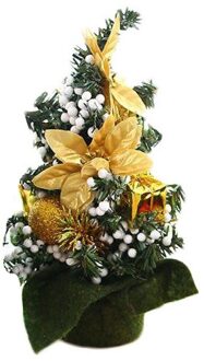 Kleine Kerstboom Desktop Decoratie Boom Voor Kerst Home Party Decoratie goud