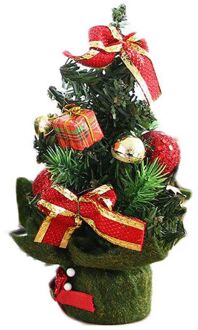 Kleine Kerstboom Desktop Decoratie Boom Voor Kerst Home Party Decoratie rood