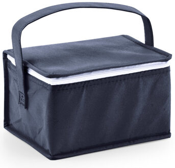 Kleine koeltas voor lunch blauw 20 x 14 x 13 cm 3.5 liter - Koeltas