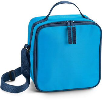 Kleine koeltas voor lunch - lichtblauw - 20 x 20 x 11 cm - 4.5 liter - Koeltassen