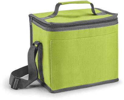 Kleine koeltas voor lunch of blikjes - groen - 24 x 22 x 17 cm - 9 liter - Koeltassen