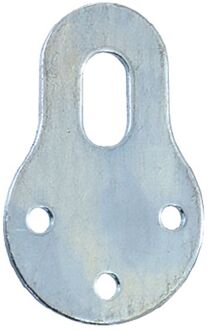 Kleine Meubelsluiting Staal Verzinkt 40x25mm 7 Stuks