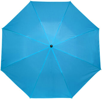 Kleine opvouwbare/inklapbare zak paraplu van 35 cm - lichtblauw - dia 93 cm
