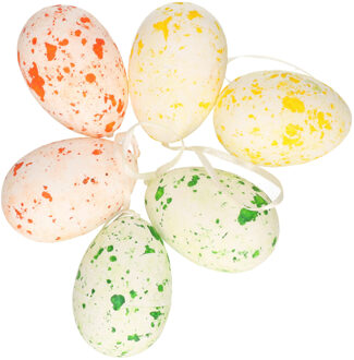 Kleine paaseitjes spetters 6x stuks Multi