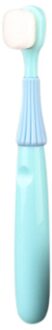 Kleine Paraplu Tienduizend Haar Kinderen Tandenborstel Enkele 1-2-3 Jaar Oud Zachte Haar Baby Tandenborstel blauw