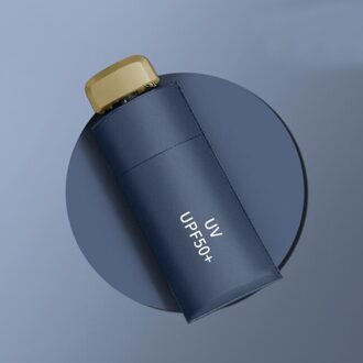 Kleine Platte Mode Opvouwbare Paraplu Regen Vrouwen Mannen Mini Pocket Parasol Meisjes Anti-Uv Waterdichte Draagbare Reizen Paraplu kikker blauw