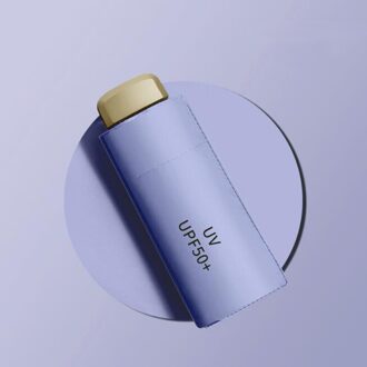 Kleine Platte Mode Opvouwbare Paraplu Regen Vrouwen Mannen Mini Pocket Parasol Meisjes Anti-Uv Waterdichte Draagbare Reizen Paraplu lavendel