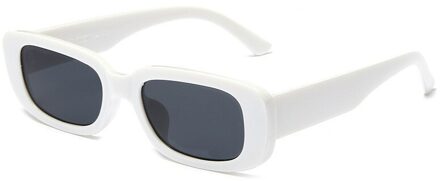 Kleine Rechthoek Zonnebril Vrouwen Vintage Vierkante Zonnebril Shades Vrouwelijke F