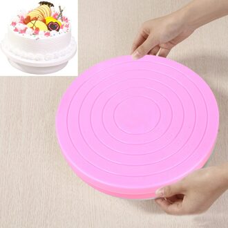 Kleine Taart Kwartelplaat Revolving Decoratie Stand Platform Draaitafel 14 cm Ronde Roterende Cake Swivel Bakken Tool