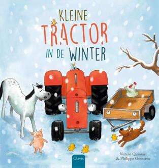 Kleine Tractor in de winter